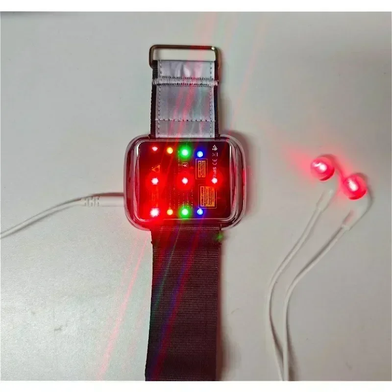 Colorful Laser Smart Watch Diabetic Therapy Watch Semiconductor Laser Treatment for High Blood Pressure Congested Nose Rhinitis