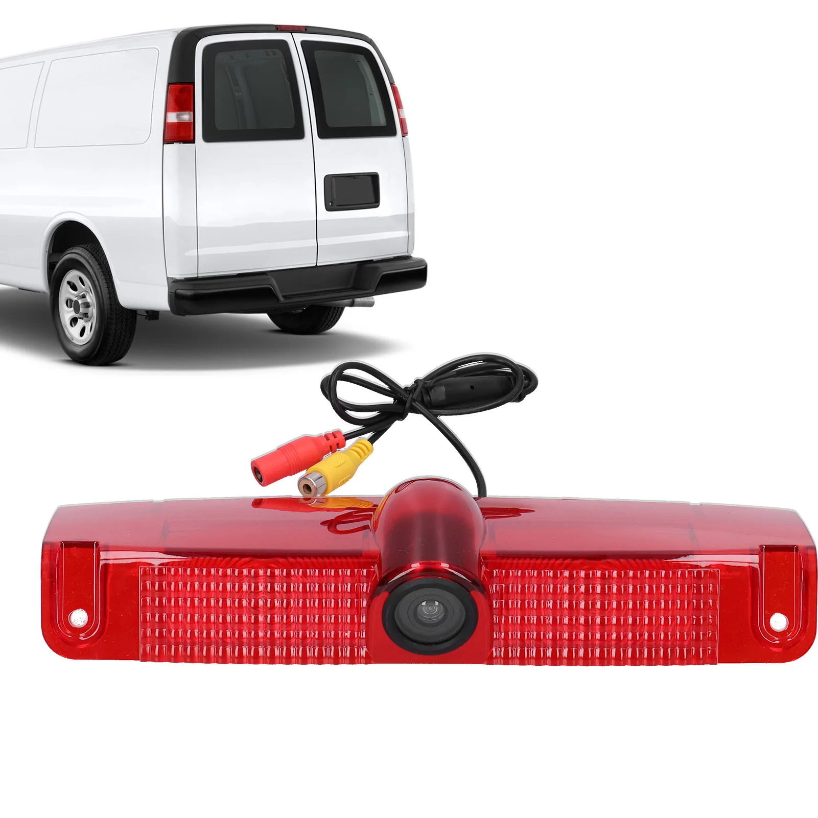 

Car Rear View Camera 3rd Brake Light Position Mounted For Chevy Express Van GMC Savana 2003-2017