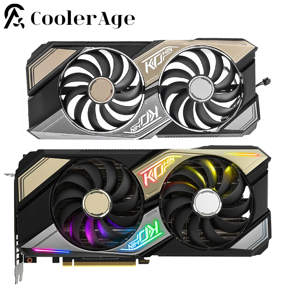 

95MM T129215BU CF1010U12S Cooling Graphics Fan Case For ASUS KO GeForce RTX 3060 Ti 3070 V2 OC Video Card Fan Cooler