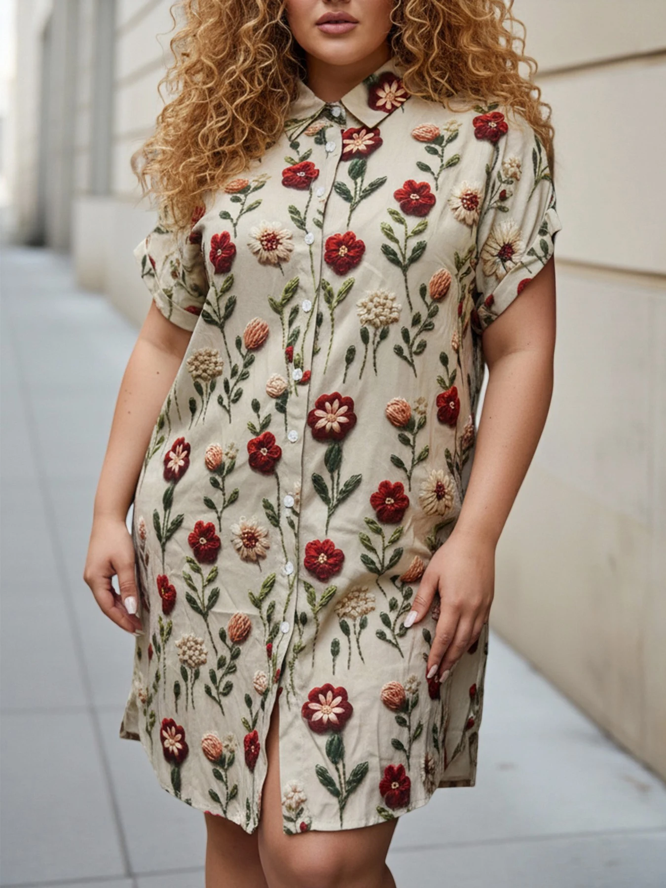 Camisa extragrande palangre de - Embroidery Cardigan reseña y precio