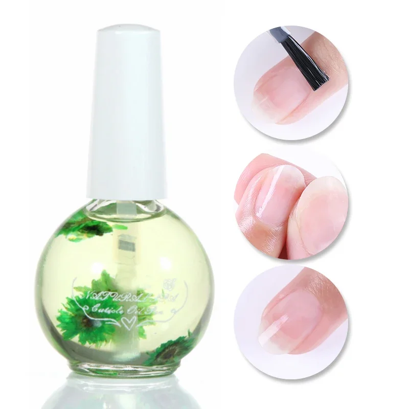 Dried Flower Softener Oil for Nail Care-15ml Bottle - Cuticle Repair & Skin Protector