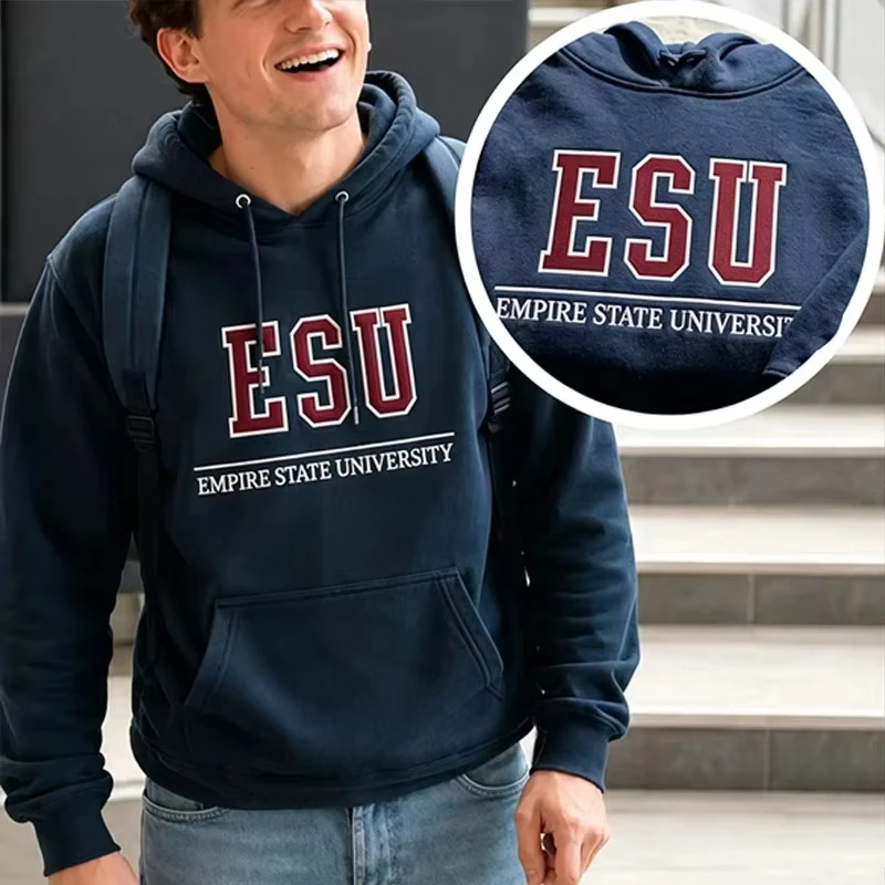 ESU Empire State University Hoodie Sweatshirt Tom Holland Brand New Day Merch Peter Hoodies Unisex Frühling und Sommer Langarm – Detail 6