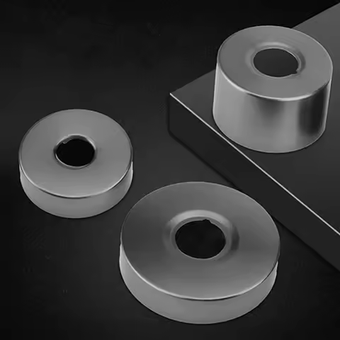 Faucet Decorative Cover Stainless Steel Water Pipe Connector Shower Faucet Cover Round Pipe Wall Covers Flange Cover Decoration