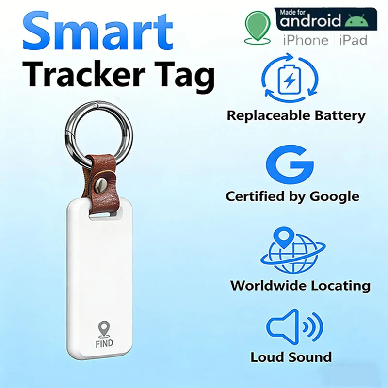 جهاز Google Locator Find Android المضاد للخسارة، جهاز تعقب محفظة الأمتعة، نظام تحديد المواقع العالمي، مناسب لهواتف Apple Android