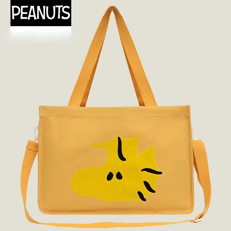 Snoopy Woodstock borsa a tracolla per donna borsa per arachidi borsa per lo Shopping Casual borsa da viaggio per studenti di grande capacità nuovo