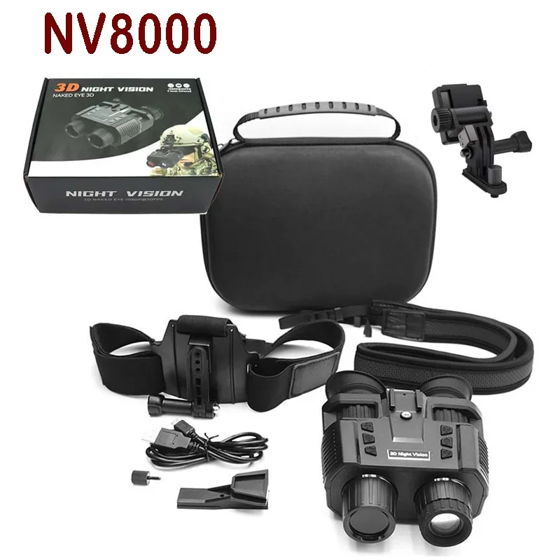 NV8000 NV8300 3D Night Vision Binocular Goggles Binoculars Telescope Hunting Googles for Helmet 1080P HD Night Vision Device