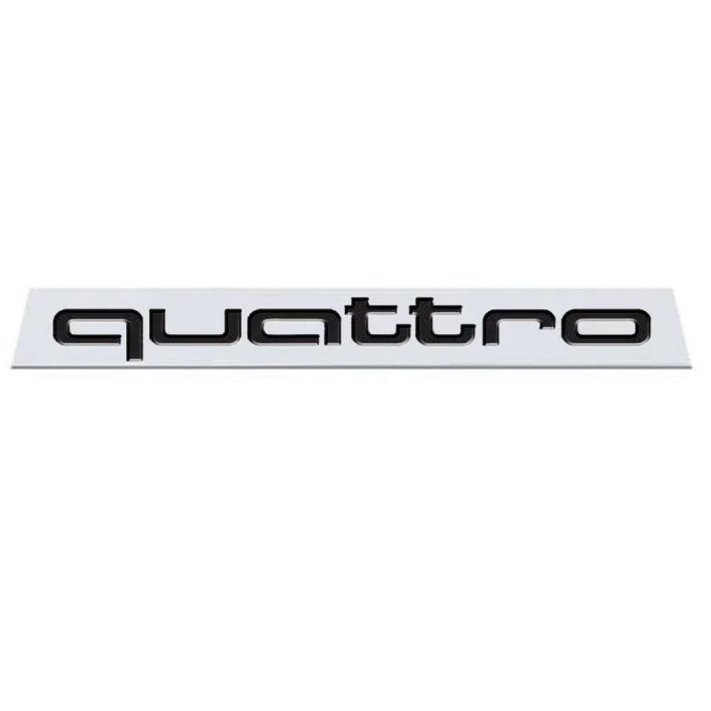 Voor Audi Quattro ABS Auto Decals RS4 RS5 Q3 S3 A3 A5 A6 A4 RS3 RS6 A1 Q5 Q2 S5 RS7 Kofferbak Emblem Grille Stickers Accessoires