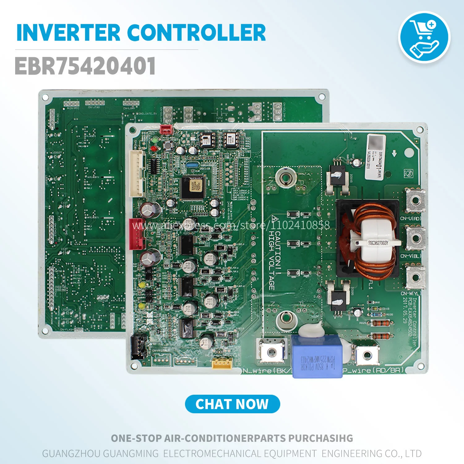 INV (adelgado) EBR75420401 EAX64824502 para unidad exterior LG Multi V IV ARUN140LTE4 ARUN200LTS4 controlador inversor de plástico