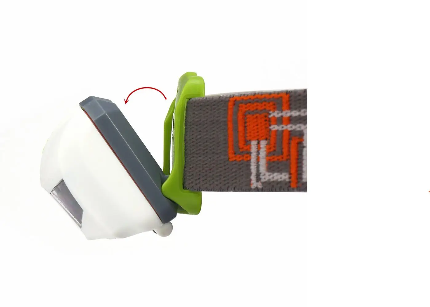 Faro LED estroboscópico blanco y rojo portátil senderismo camping - imagen 3