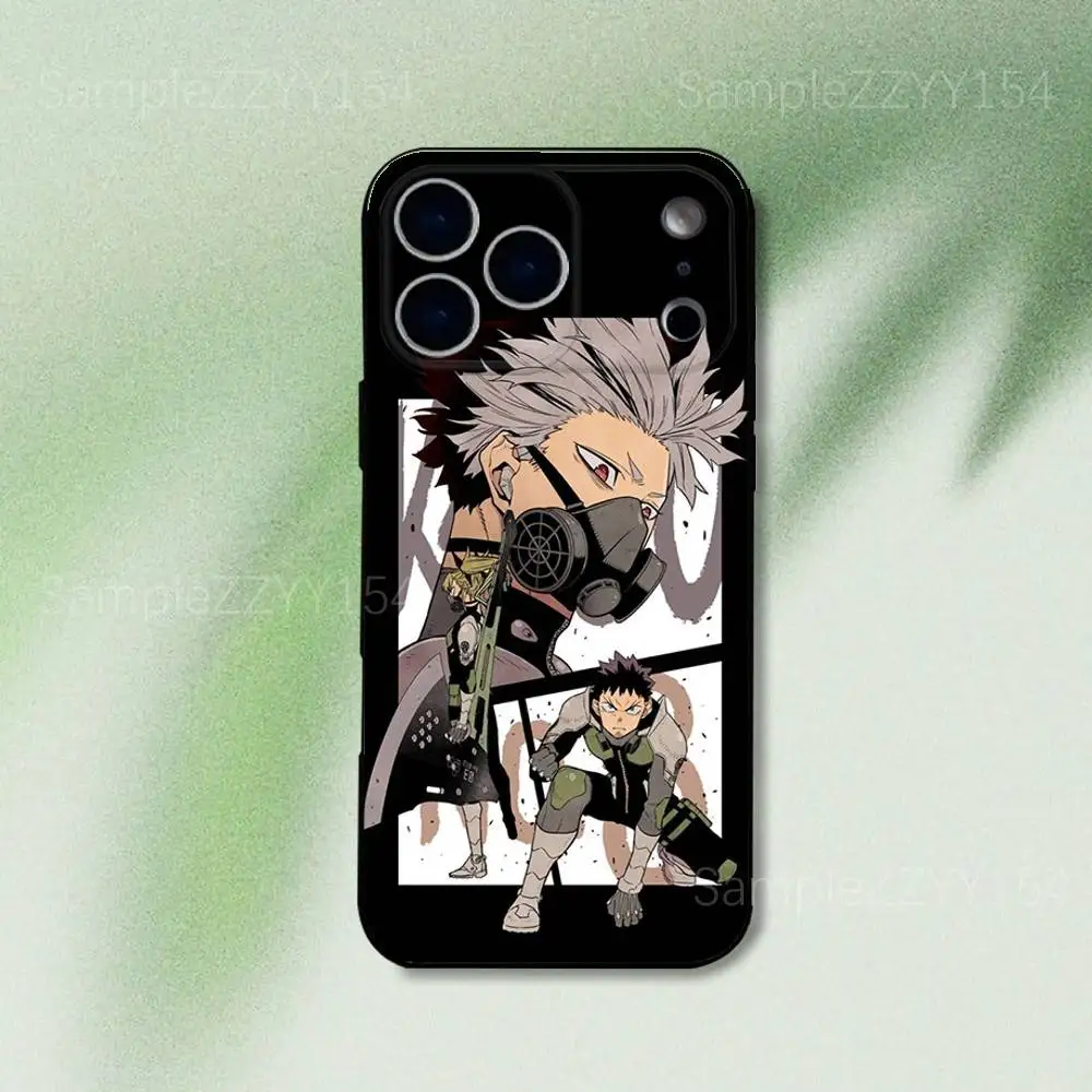 حافظة هاتف Kaiju No 8 الرائعة لهاتف iPhone 17,16,15,14,13,12,Pro,Max,Plus,E,SE4,Air,Mini Black Soft Funda
