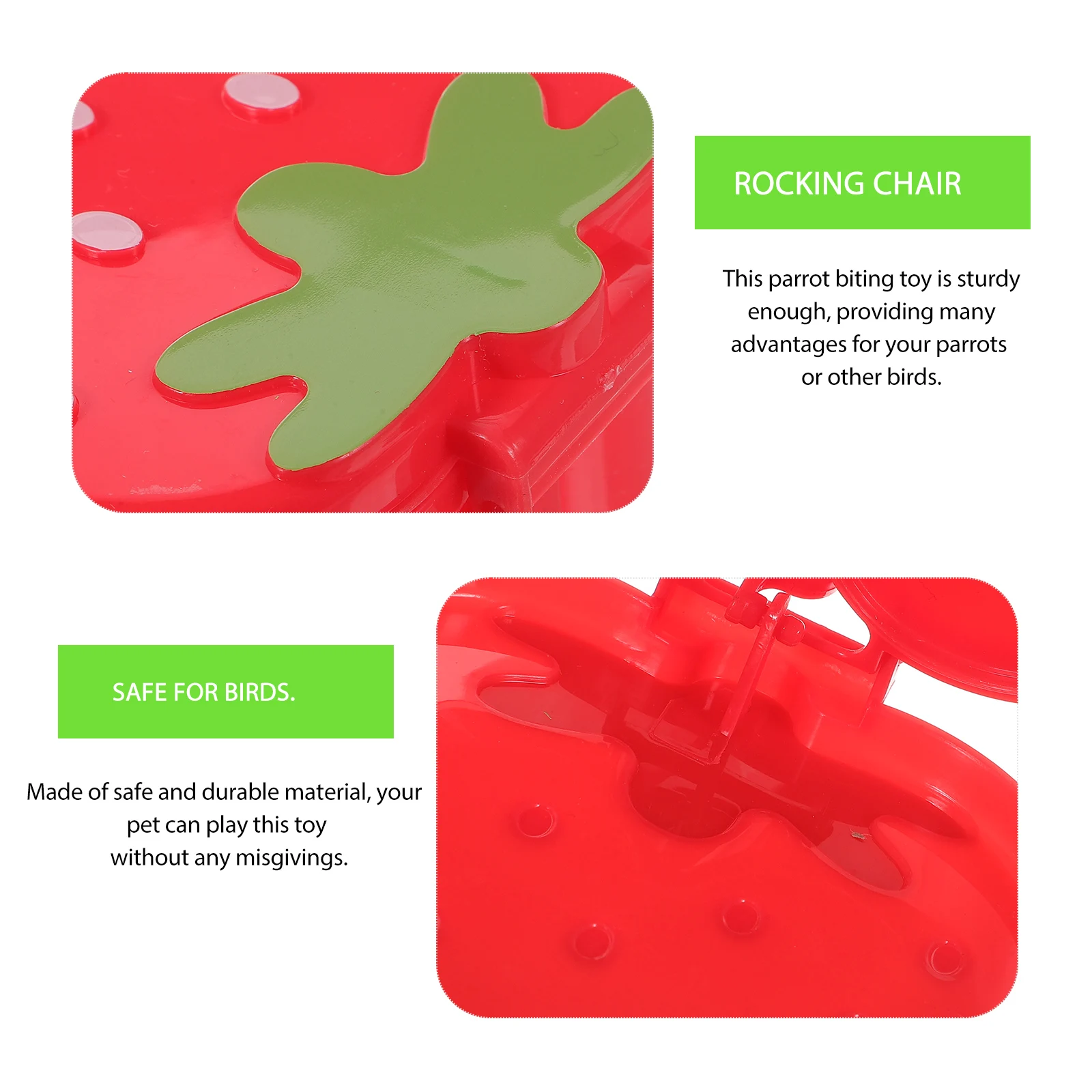 

Desktop Trash 1 Mini Garbage Bird Toys Safe Parrot Trash Can Material Parakeets Cockatiels Cage Pet Supplies