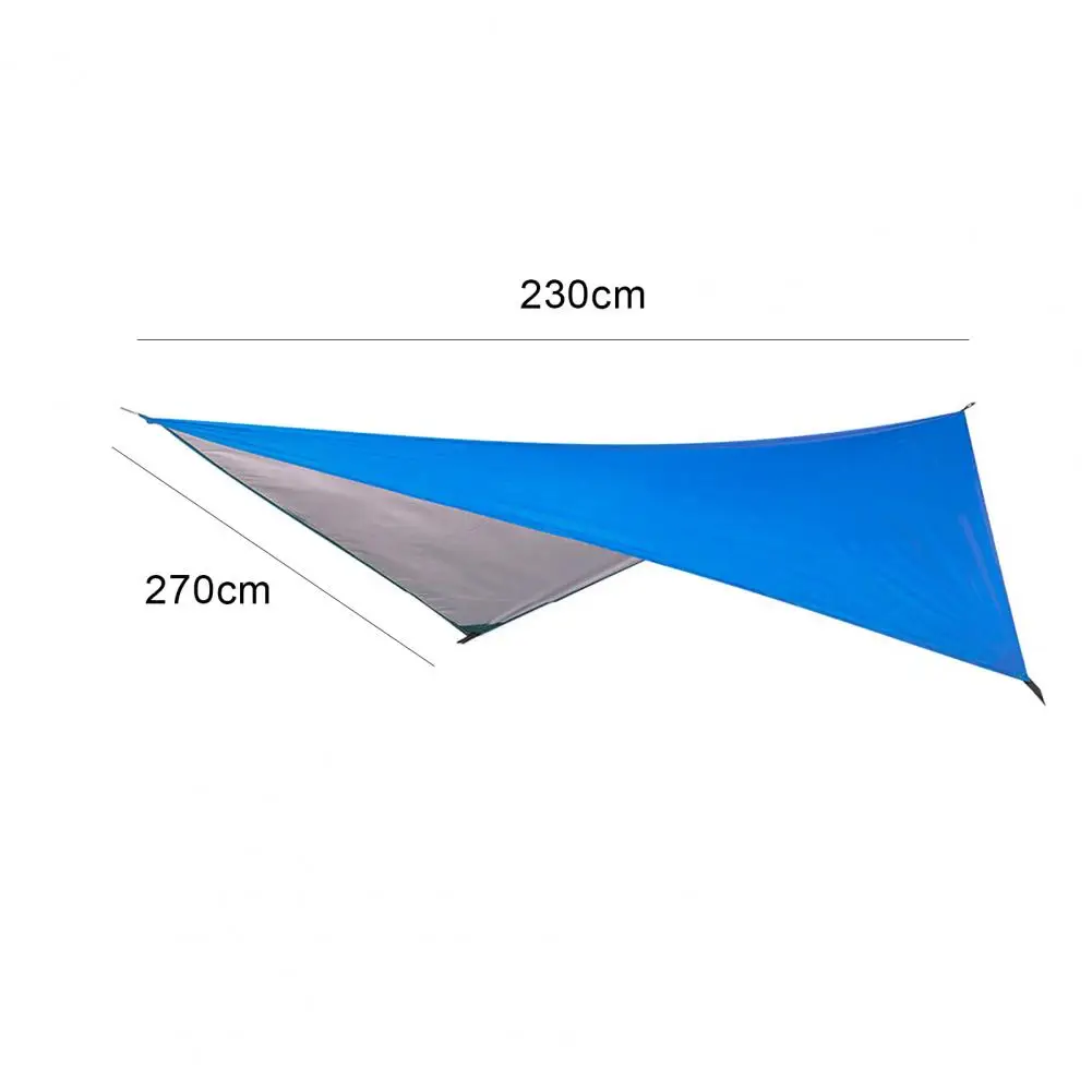 Waterproof Tent Tarp Large Lightweight Outdoor Canopy Cloth 230cm*140cm Camping Shelter Hammock Rain Fly Cover Sun shade