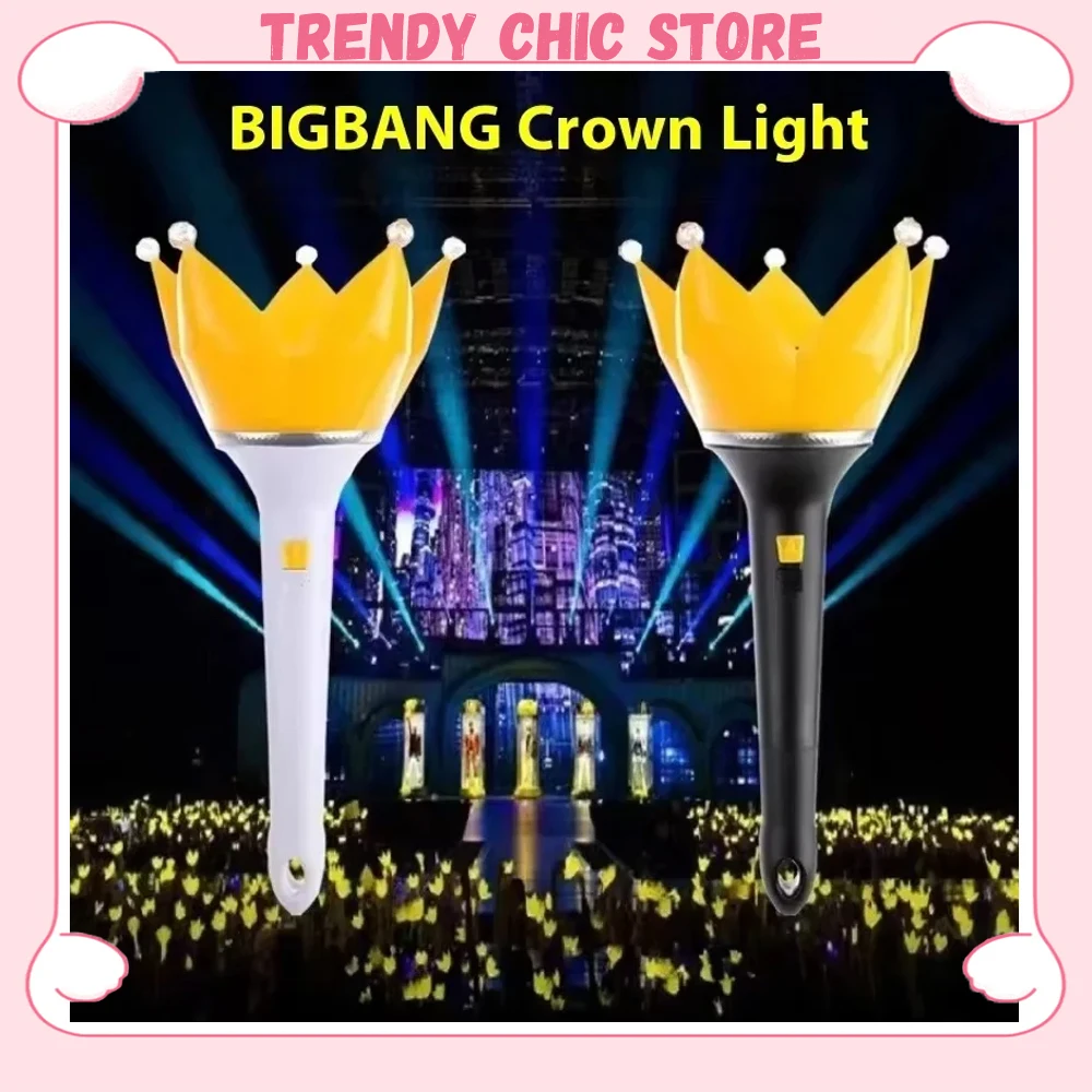 In Stock Bigbangs Lightstick Crown Lamp Ver.4 Lightstick Support Lamp Concerts Glow Lamp Glow Stick Flash Toy Gift   Vip Fans