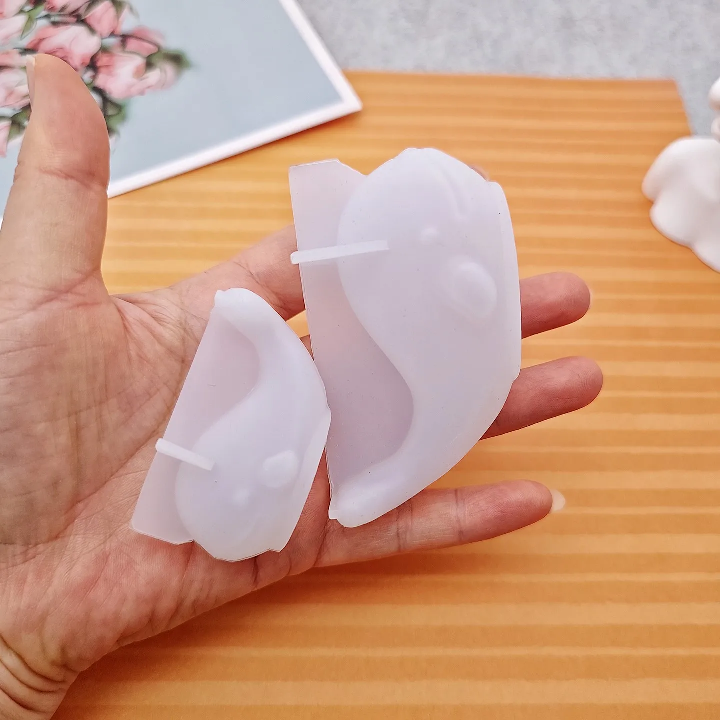 SNASAN 3D Whale Silicone Mold for jewelry making Resin jewelry tool UV epoxy resin molds decorative crafts