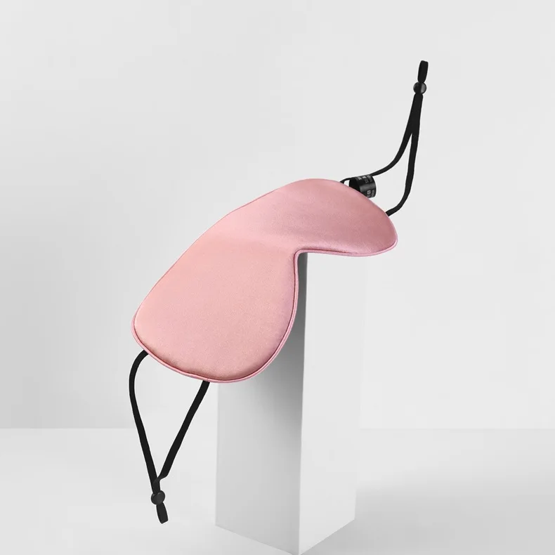 Dubbelzijdig slaapmasker van 100% moerbeizijde, ademend & lichtwerend. Voor mannen/vrouwen, op kantoor, studenten, reizen en ontspanning.