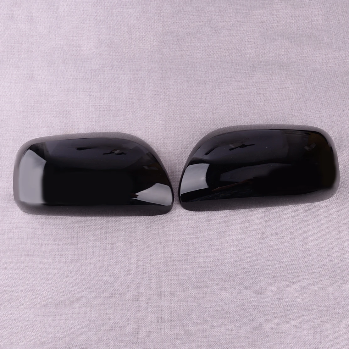 

1 Pair Car Rearview Mirror Covers Trims Without Turn Signal Light Hole Fit For Toyota Camry 2007 2008 2009 2010 2011 Black