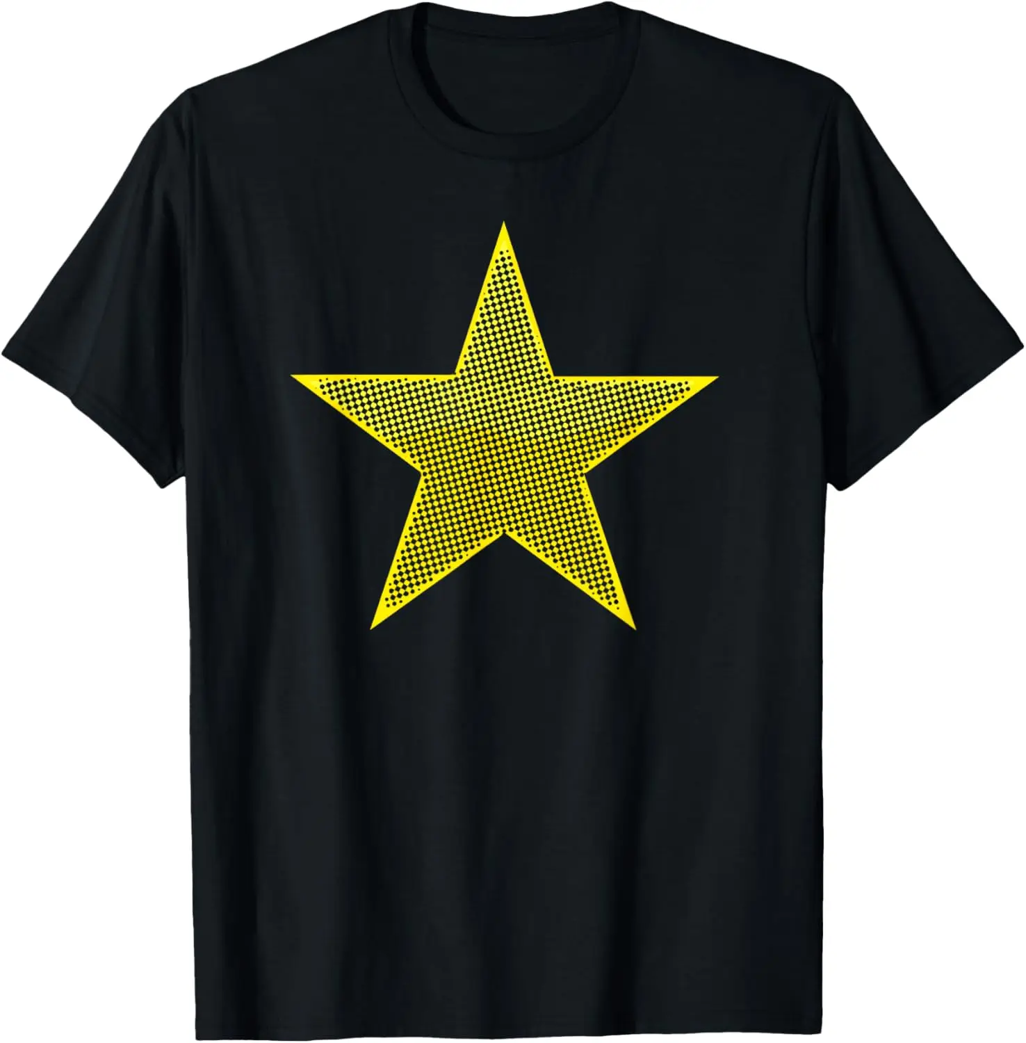 

Yellow Star Graphic T-Shirt