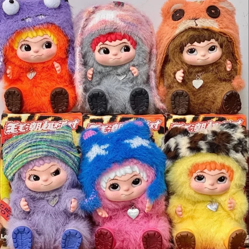 Niedlicher Wakuku*Plüschpuppen-Schlüsselanhänger The Monsters Box Toy Blind Box Niedliche Figur Lanyard Bag Charm Schlüsselanhänger als Geschenk