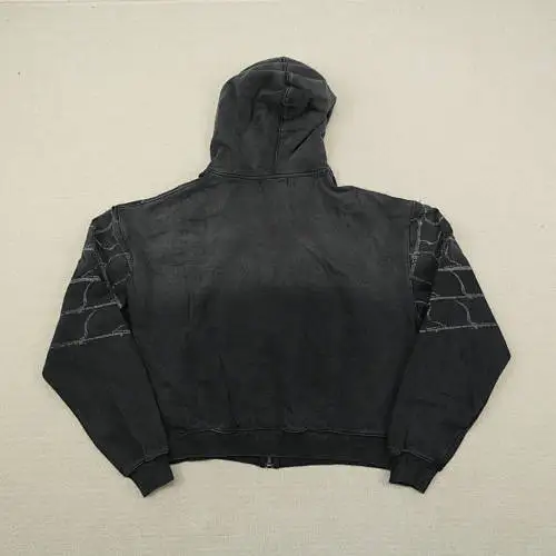 

Толстовка с капюшоном на молнии Eagle Rugby фиолетового цвета, повседневная теплая толстовка из хлопка и полиэстера, молодежная мужская модная весенне-осенняя с капюшоном