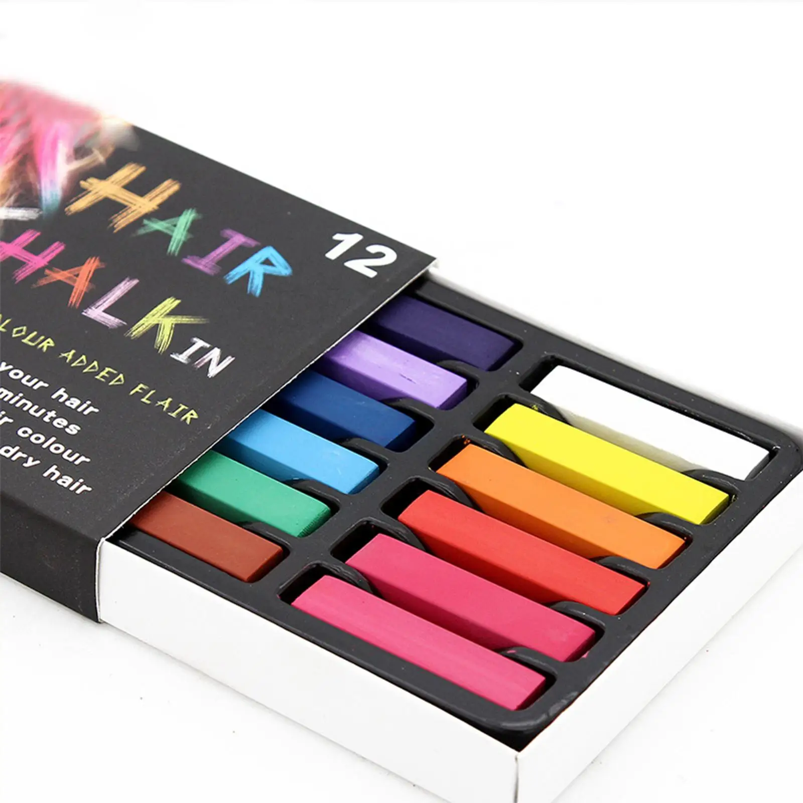 صبغة طباشير الشعر المؤقتة القابلة للغسل للأطفال والبنات المراهقات والأولاد #5