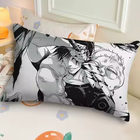 Fushiguro Toji Jujutsu Kaisen Throw pillow Two dimensions Animation peripherals Bedroom Pillows Living Room Cushions Gifts