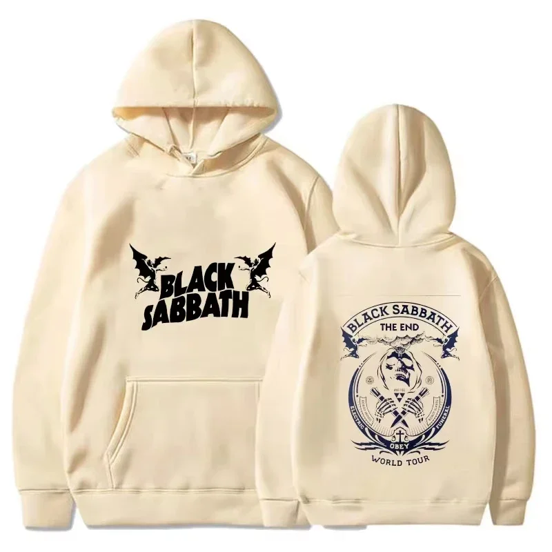 

2025 Fall Hoodie Sabbath Men's Vintage Rock Women's Casual Print Heavy Metal Band Album Concert Sabbath Music Black Sabbath