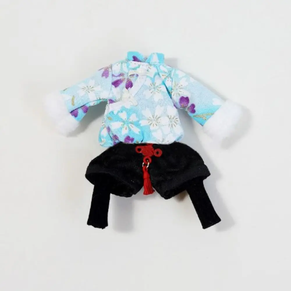 

Модная одежда в китайском стиле для девочек, костюмы, аксессуары для кукол ручной работы «сделай сам», новогодний костюм, комплект для кукол 1/11 OB11