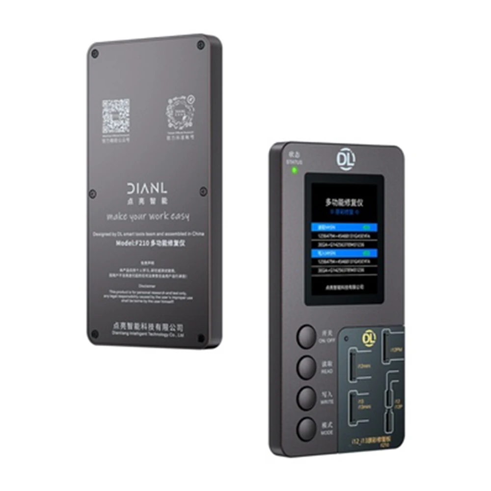 Programmatore di recupero True Tone DL F210 per iPhone 8-11 12 13 MINI copia e strumenti di riparazione del ripristino del colore originali
