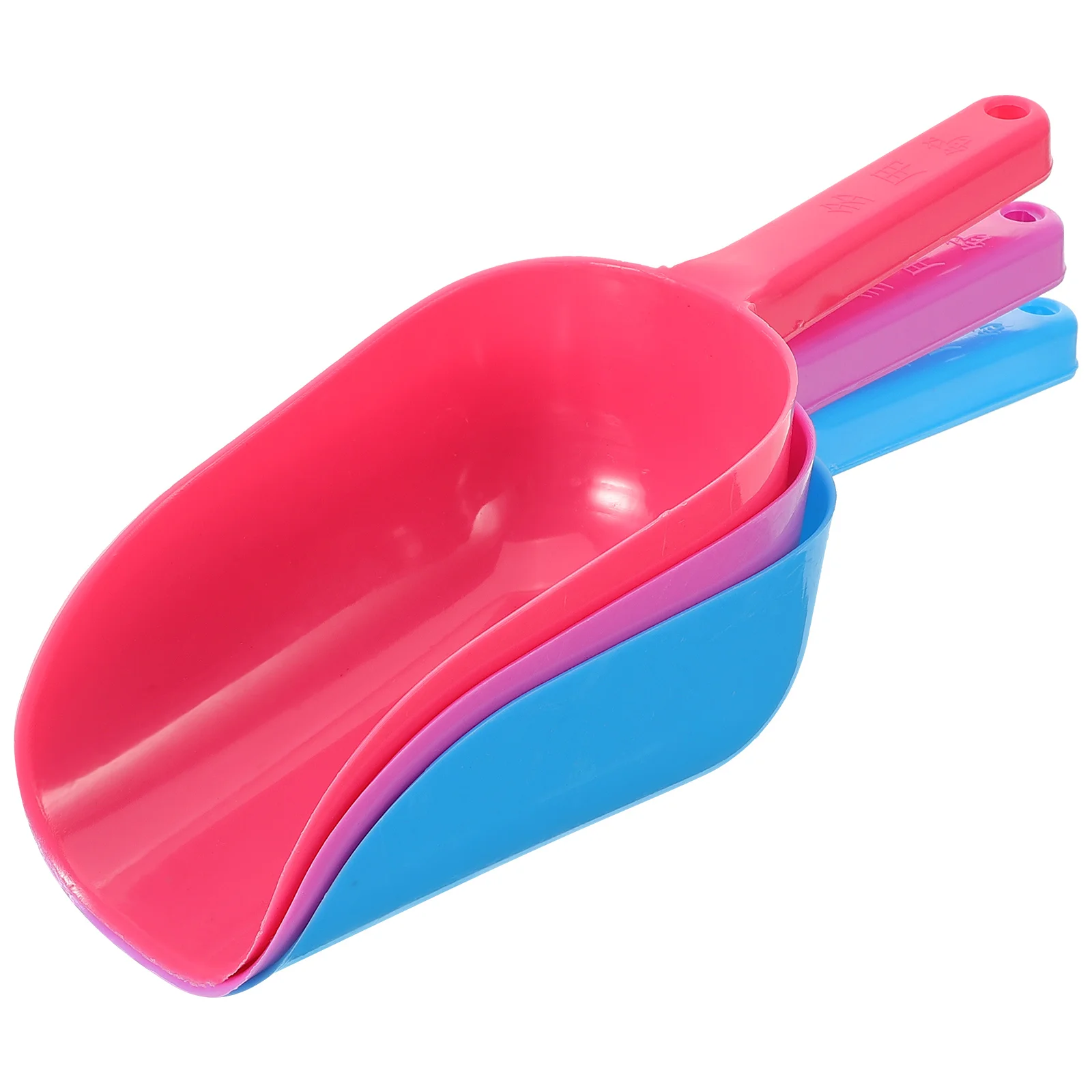 

3 Pcs Flat Head Snow Sand Scoop for Kids Child Toy Garden Beach Toys Spade Plastic Children Toddler