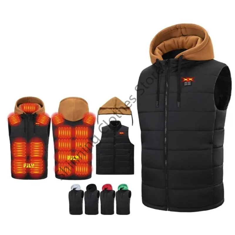 سترة حرارية M68A للرجال مع غطاء شتوي قابل للفصل وخفيف الوزن من البوليستر للاستخدام الخارجي في الطقس البارد #2