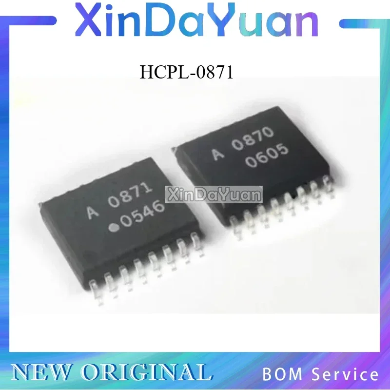 

5 pcs HCPL-0871 A0871 HCPL-0870 A0870 SOP-16 Isolation Driver Chip