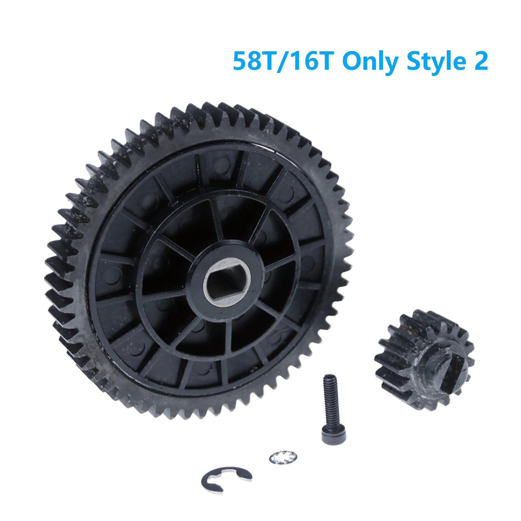 Metalowy dzwonek sprzęgła i zestaw zębatek 58T/16T lub 55T/19T lub 57T/17T pasujący do samochodów RC 1/5 HPI ROFUN BAHA ROVAN KM BAJA 5B 5T 5SC, części do zabawek.
