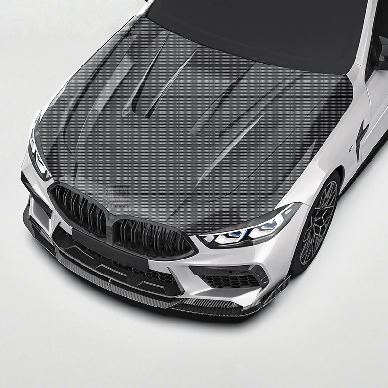 High Quality Dry Carbon Fiber Air Flow Bonnet Fit For 8 Series M8 F91 F92 F93 2019-2022 Car Tuning Parts