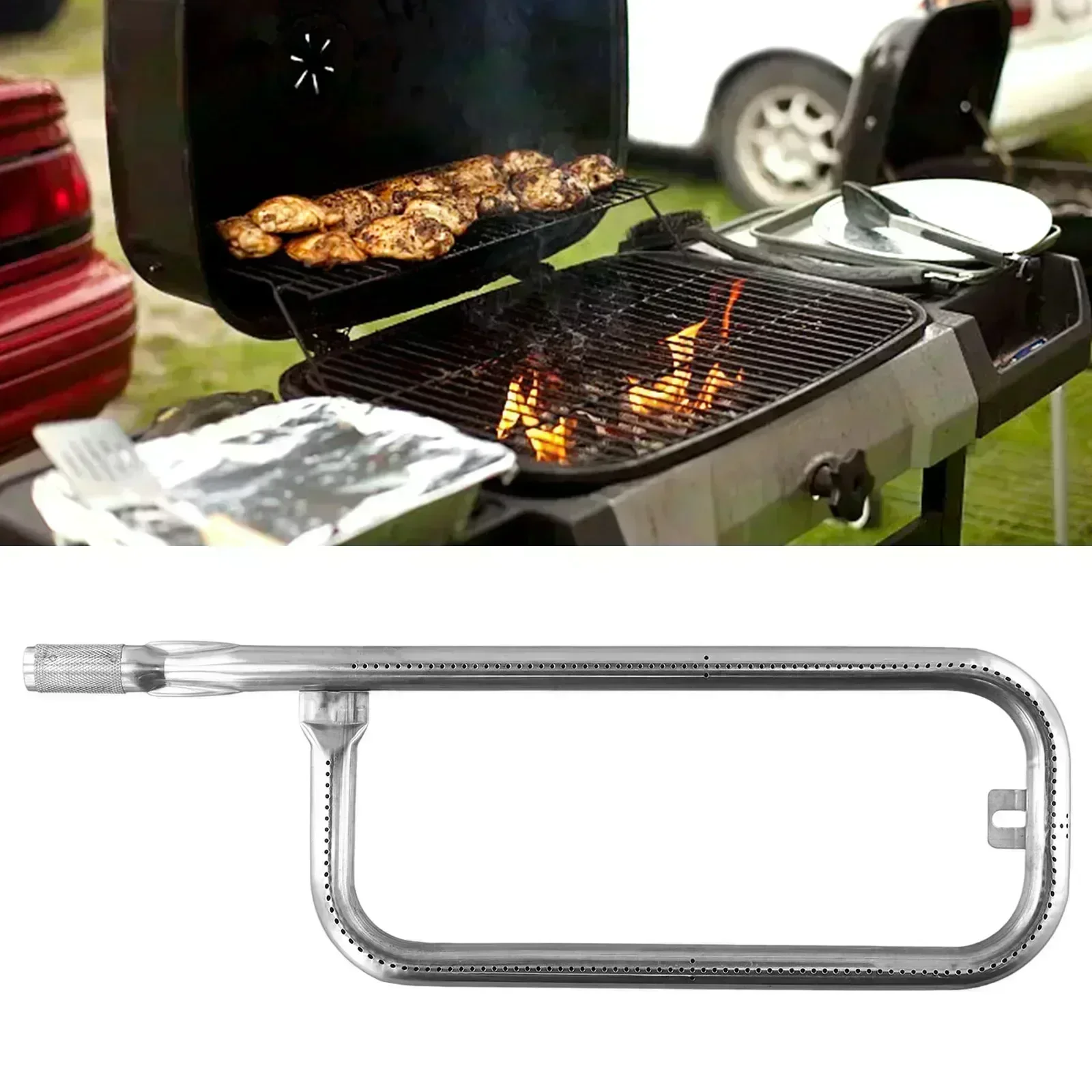 

Нержавеющая сталь, нержавеющая сталь, горелка, трубка горелки, комплект труб, заменаWeber 60040 41657 69957, для Q100 Q1200