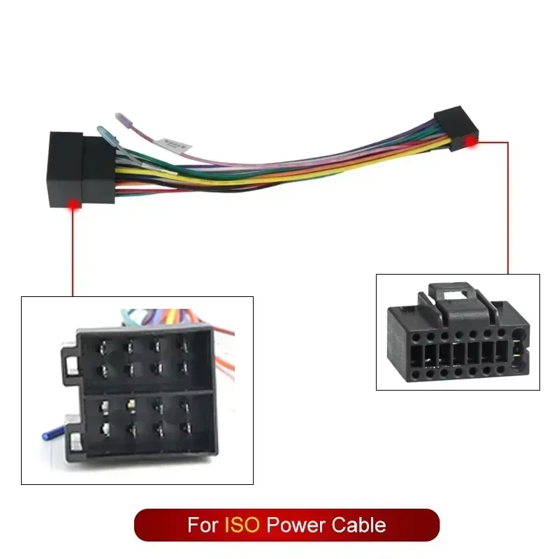 MEKEDE ISO/40/52Pin Wired Harness Adapter for Volkswagen Passat B6 B7 Skoda Seat Car Radio Stereo Canbus Power Cable Connector