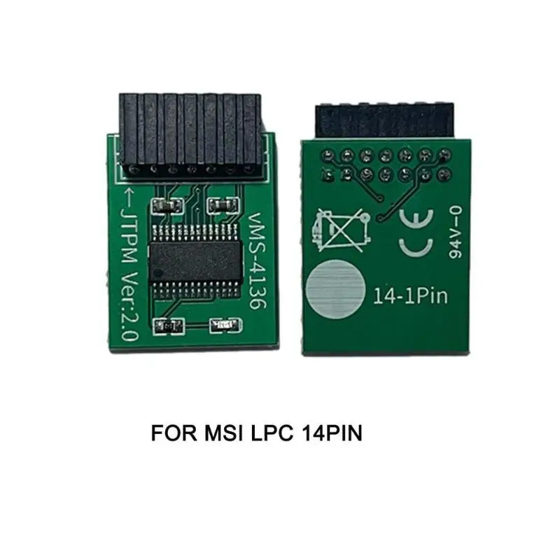 Hardware Protection 14 Pin LPC TPM2 0 Security Module for MSI Board Multiple Motherboard Compatible Strong PC Data Safety