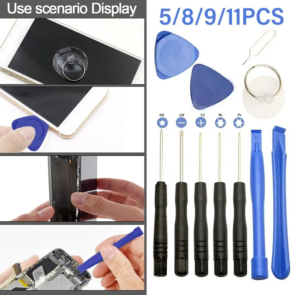 5/8/9/11 Stuks Mobiele Telefoon Reparatie Tools Kit Opening Scherm Wrik Schroevendraaier Set Voor Iphone Ipad Laptop Computer Tool Set