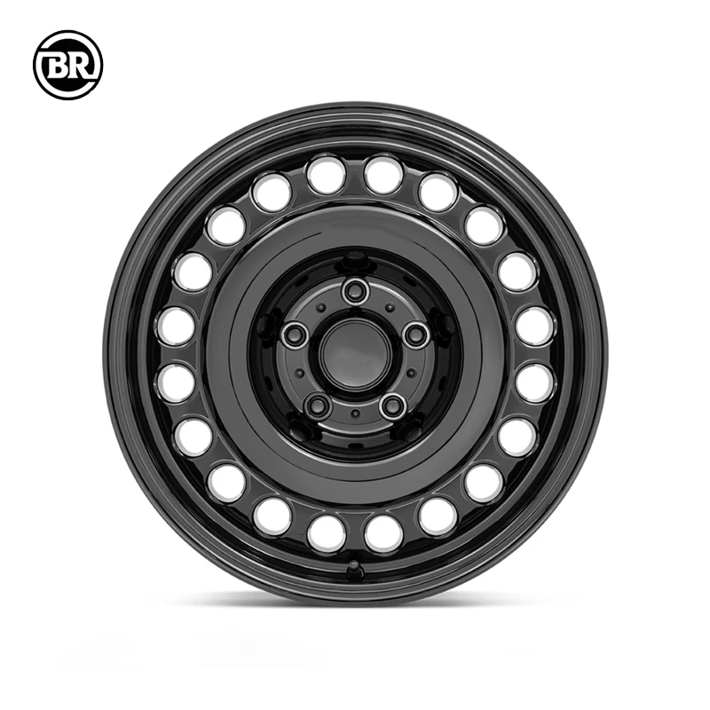 Custom Bright Black Suspended Cover Finish 18-26 Inch Racing Car Wheels Deep Dish Forged 5*130 Rims With Polished Lip