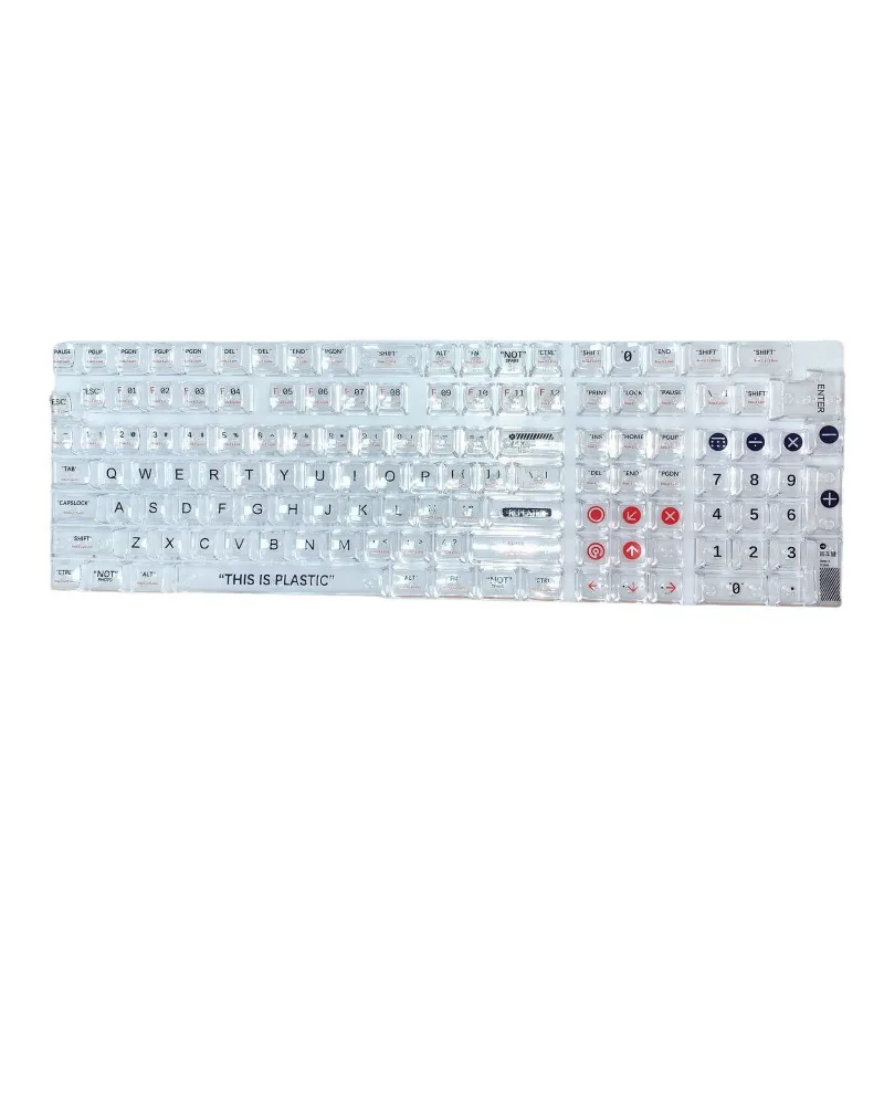 

[CBSA Highly Transparent Keycaps] Horn glue PC material mechanical keyboard is suitable