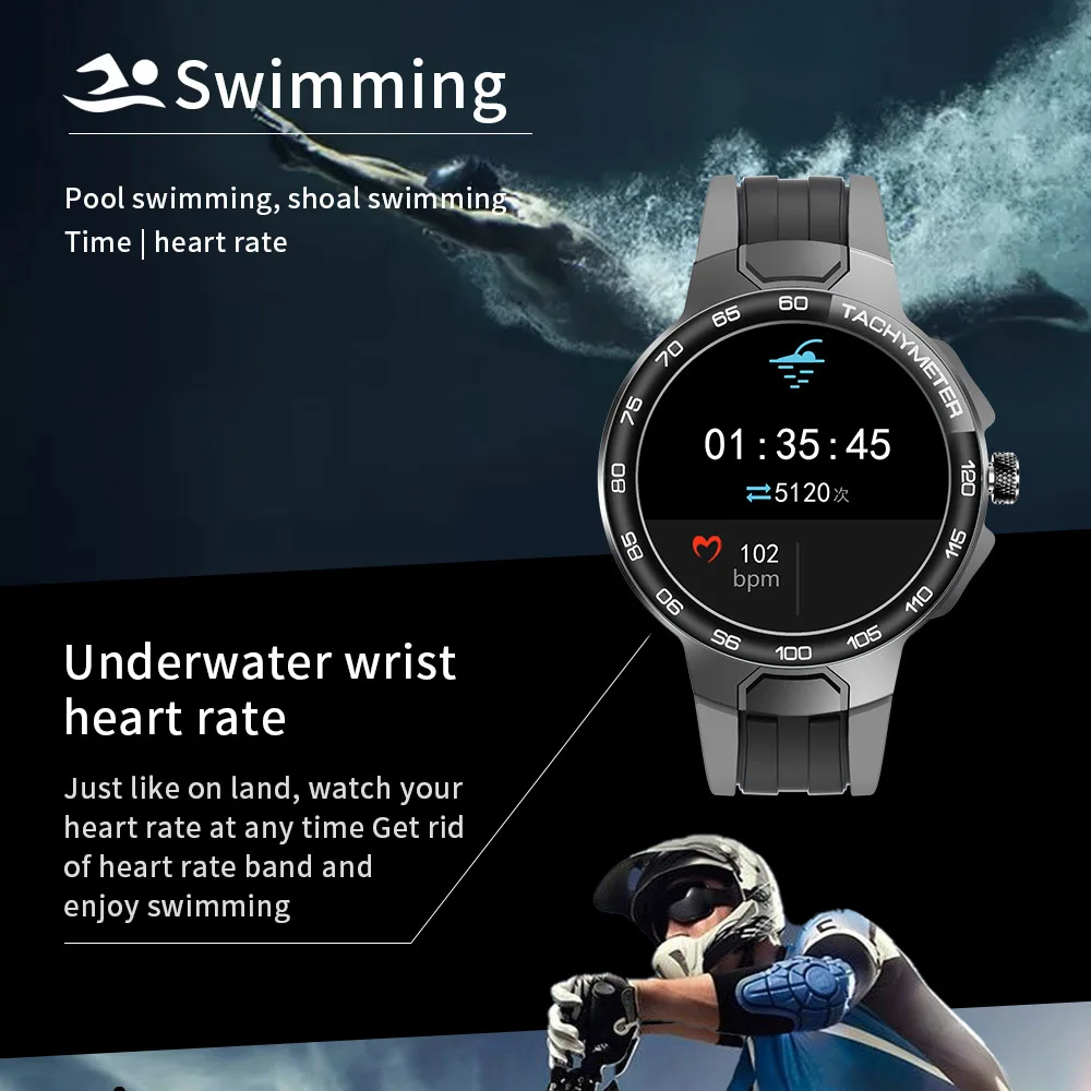 Niwevol-reloj inteligente deportivo para hombre, accesorio de pulsera resistente al agua IP68 con control del ritmo cardíaco, compatible con Android e IOS, ideal para natación y Fitness, novedad de 2022