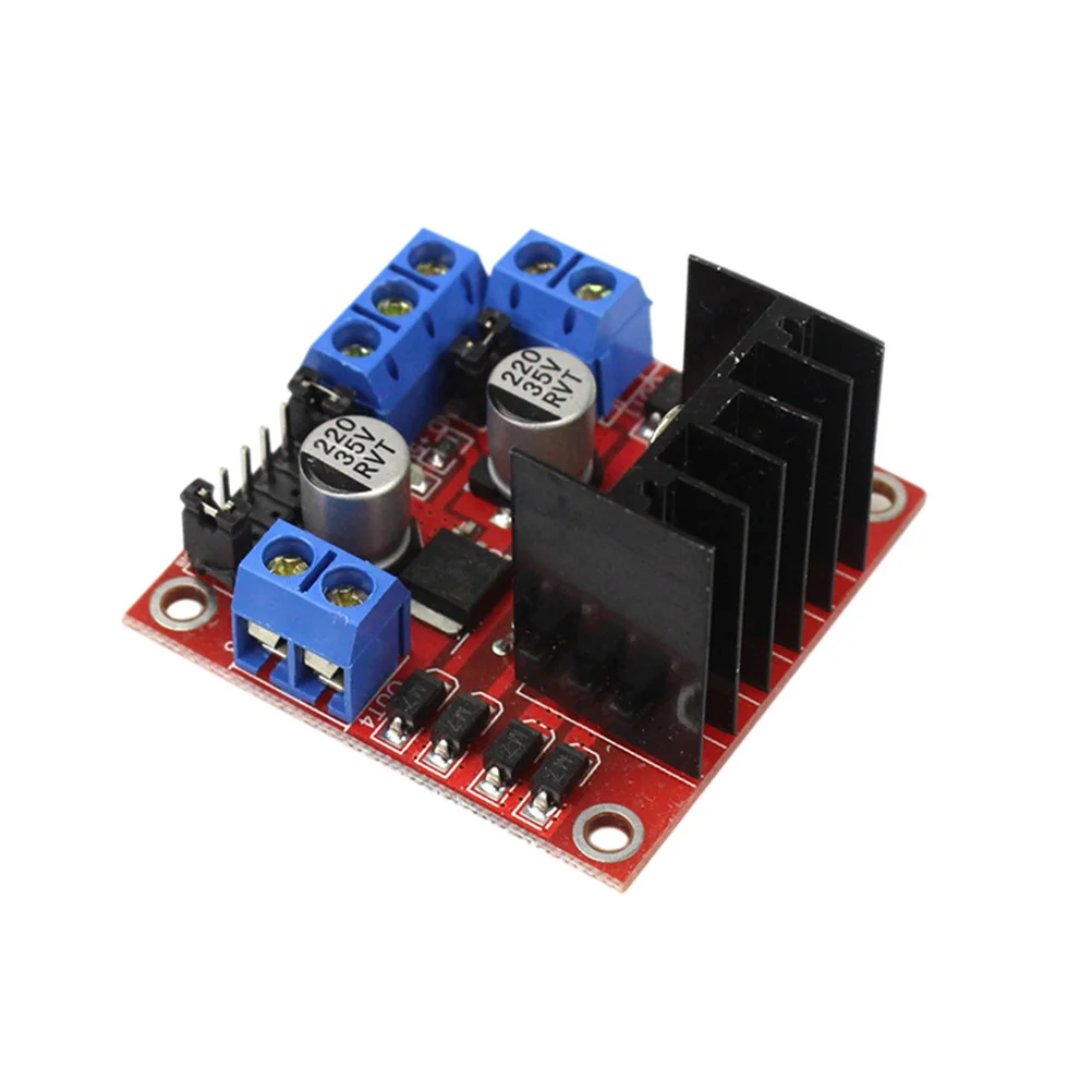 

Dual L298n Motor Driver Board Module 3-35V Dc Stepper Motor Control High Quality Capacitor Reliable Performance