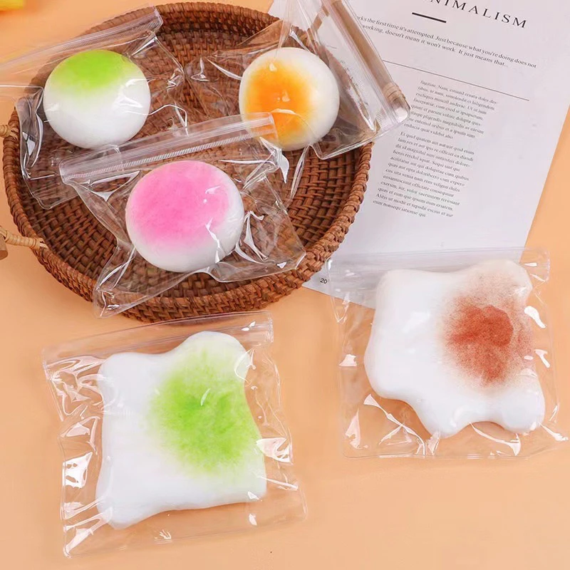 ใหม่แมว Mochi ความเครียดบรรเทาของเล่นบีบ Antistress Ball การ์ตูนตารางเครื่องประดับ Office Decompression