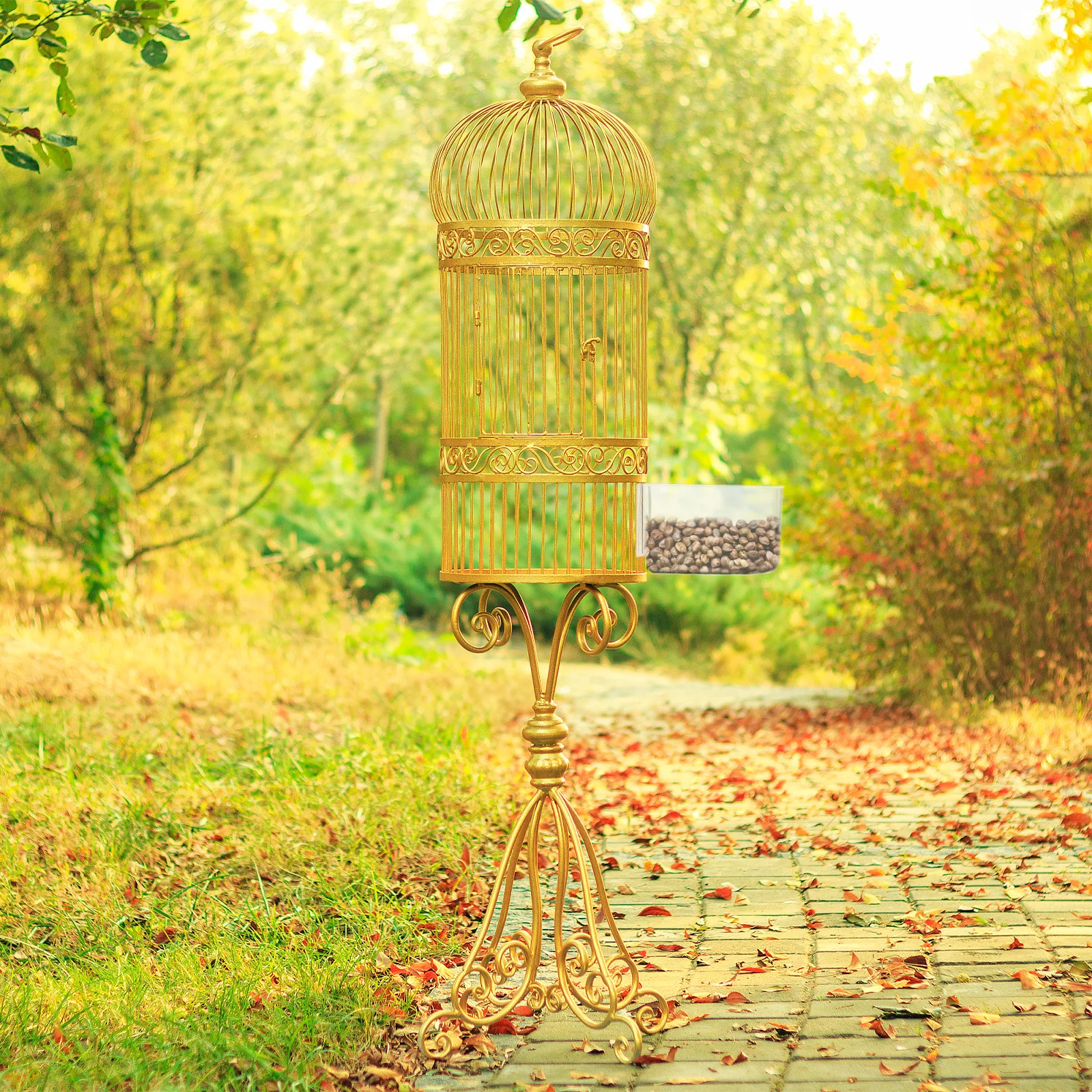 

2pcs Semicircle Bird Food Bowl Thickened Transparent Plastic Feeder For Parrot Small Birds Cage Pet Supply Feeding Container