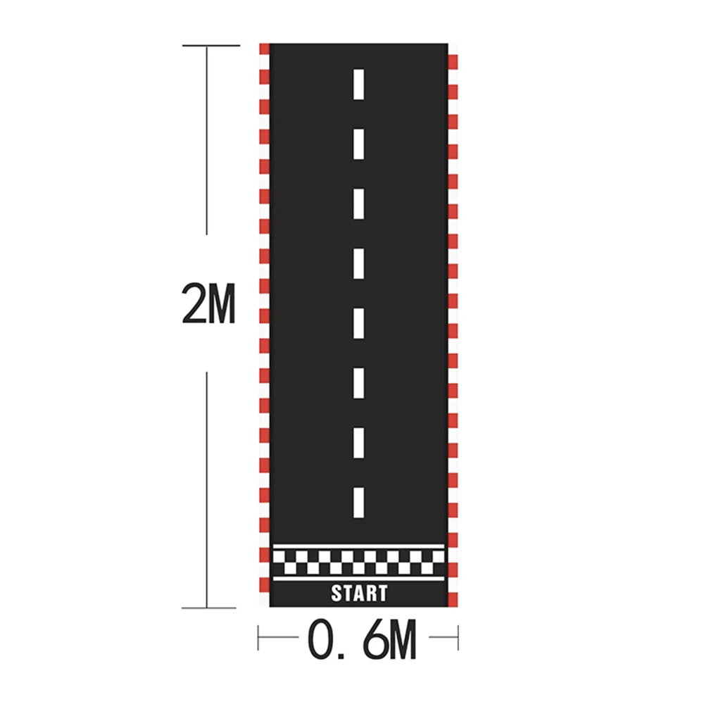 Race Car Birthday Party Supplies Race Traffic Cones Checkered Flag Runway Floor Mat Road Decorations Racing Theme Birthday Decor