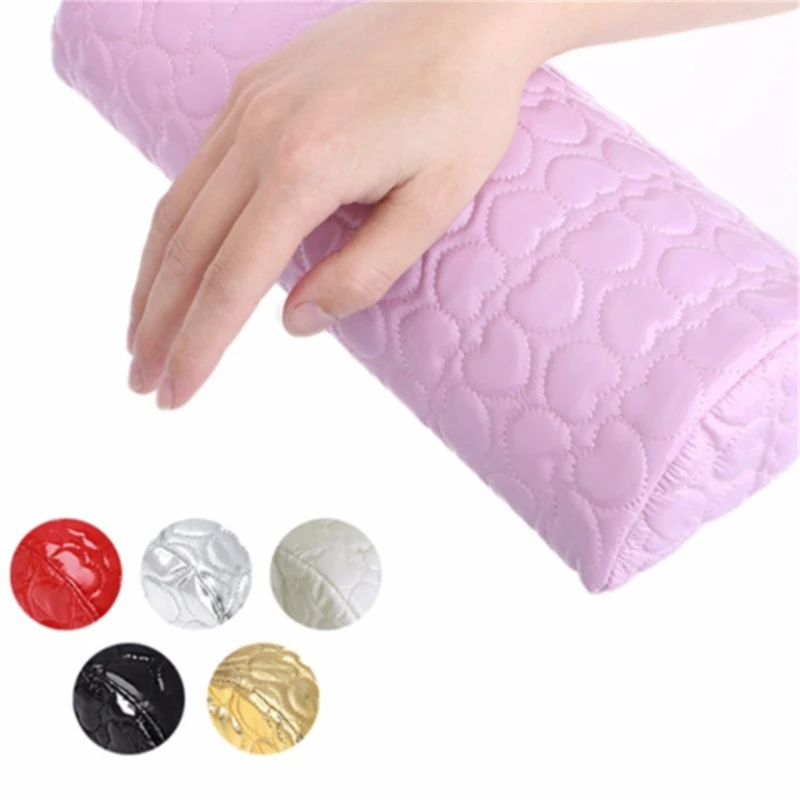 1pc Nail Hand Rest Pillow PU Leather Manicure Pillows Supportable Desktop Hands Cushion For Nail Arm Rest Manicures Tools