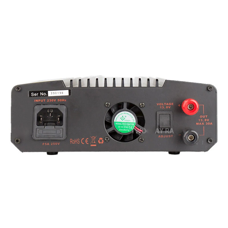PS30SWV Radio Transceiver Base Station Commumication LCD Digital Adjustable Switching DC Power Supply 30A 9-15V 13.8V