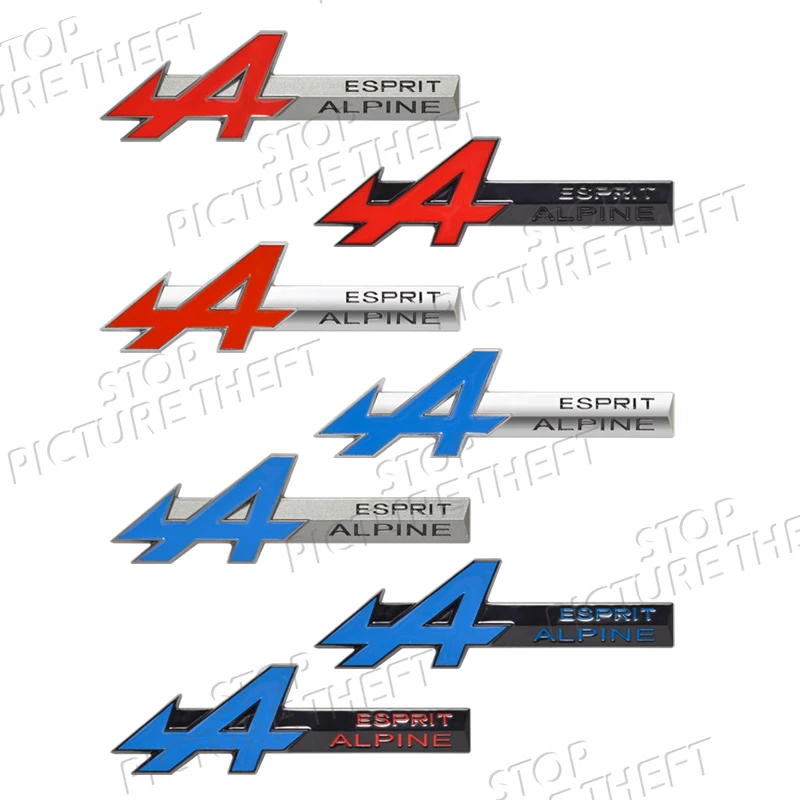 Uma grade logotipo 3d decalque de metal corpo do carro tronco traseiro emblema adesivo para symbioz rafale clio austrtral arkana captur rs scenic gt sport