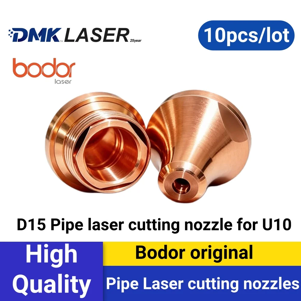 Bodor Original D15M11H18 U10 Long Focus Straight Laser Cutting copper3D Nozzles for Bodor/Ec+ophit Tube Cutting Machine