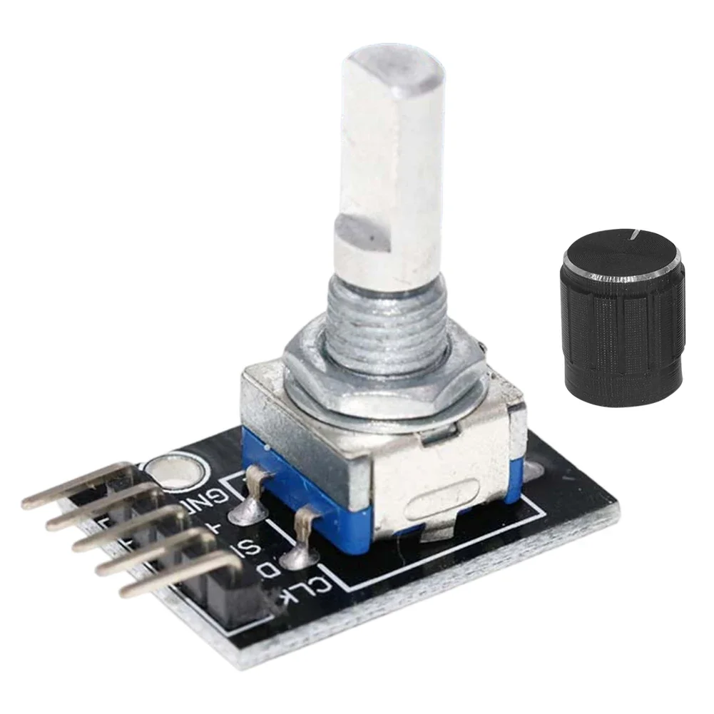 1-10pcs HW-040 360 Degrees Rotary Encoder Switch Module Brick Sensor Development Board with Knob Cap Brick Sensor Switch Module