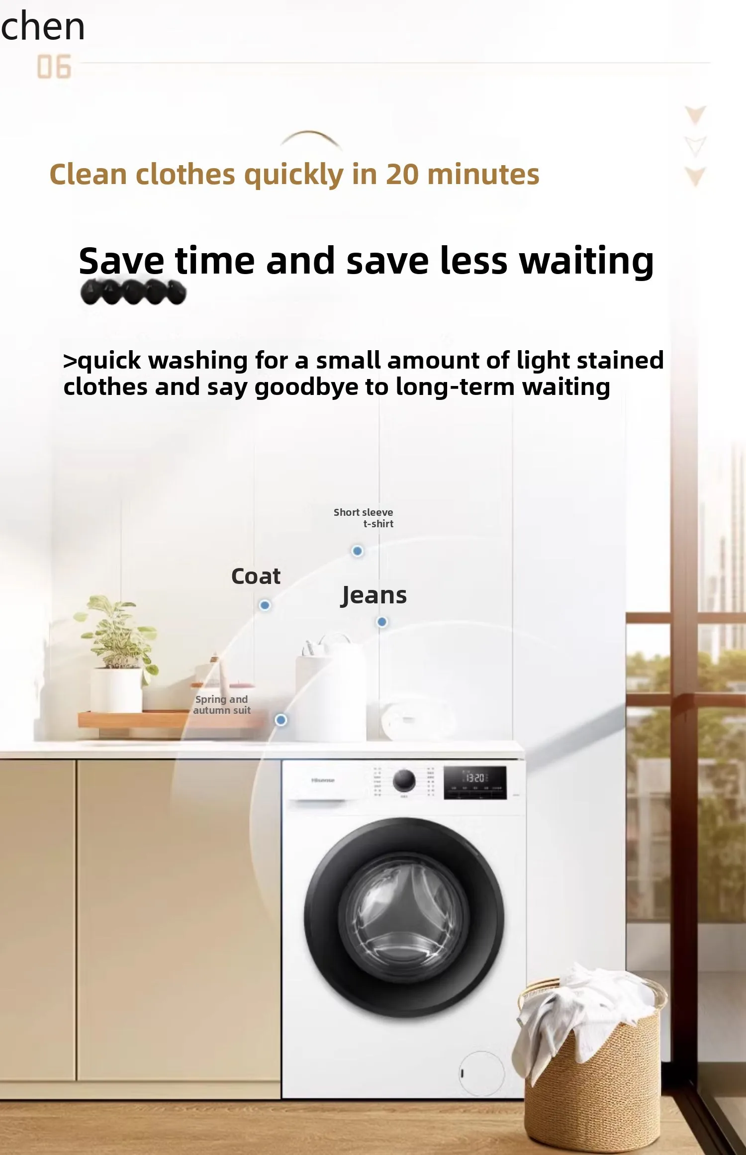 ZML เครื่องซักผ้าถังอัตโนมัติ สีขาว เช่าบ้านอัตโนมัติ